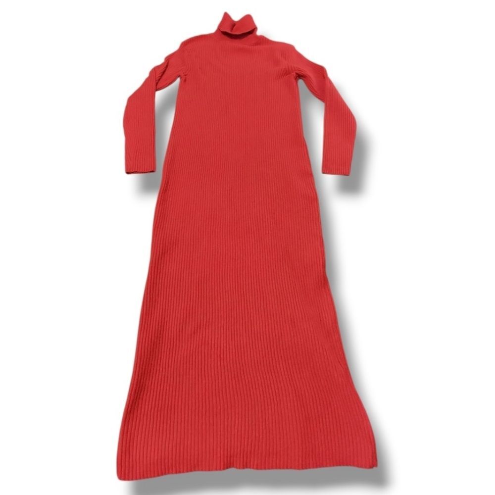 Eloquii Dress Size 14 / 16 Women's Sweater Dress Turtleneck Keyhole Cutout Dress - Picture 3 of 9